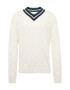 Tommy Jeans Pulover alb natural - Pled.ro