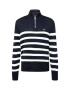 Tommy Jeans Pulover bleumarin / alb - Pled.ro