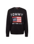 Tommy Jeans Pulover roșu / negru / alb - Pled.ro