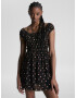 Tommy Jeans Rochie 'Ditsy' negru / alb - Pled.ro