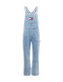 Tommy Jeans Salopetă bleumarin / albastru denim / roșu / alb - Pled.ro