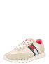 Tommy Jeans Sneaker low bej deschis / albastru închis / roz deschis / roșu amestecat - Pled.ro