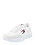 Tommy Jeans Sneaker low bej / roșu / alb - Pled.ro