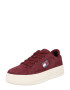 Tommy Jeans Sneaker low 'REN' albastru marin / roșu vin / roșu deschis / alb - Pled.ro