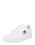 Tommy Jeans Sneaker low 'Retro Basket Ess Meg 3A3' albastru marin / roșu / alb - Pled.ro