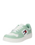 Tommy Jeans Sneaker low ''Retro Basket Ess Meg 3A3' albastru marin / verde mentă / roșu / alb - Pled.ro