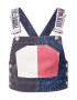 Tommy Jeans Top albastru denim / roșu / negru denim / alb - Pled.ro