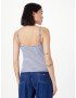 Tommy Jeans Top bleumarin / alb - Pled.ro