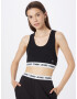 Tommy Jeans Top negru / alb - Pled.ro