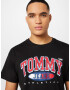 Tommy Jeans Tricou 'Essential' albastru închis / roșu intens / negru / alb - Pled.ro