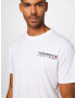 Tommy Jeans Tricou albastru marin / alb - Pled.ro