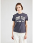 Tommy Jeans Tricou albastru porumbel / alb - Pled.ro