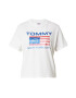 Tommy Jeans Tricou albastru / roșu / alb - Pled.ro