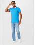 Tommy Jeans Tricou azur / alb - Pled.ro