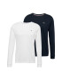 Tommy Jeans Tricou bleumarin / alb - Pled.ro