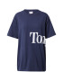 Tommy Jeans Tricou bleumarin / alb - Pled.ro