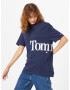 Tommy Jeans Tricou bleumarin / alb - Pled.ro