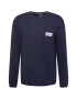 Tommy Jeans Tricou bleumarin / alb - Pled.ro