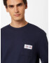 Tommy Jeans Tricou bleumarin / alb - Pled.ro