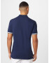 Tommy Jeans Tricou bleumarin / alb - Pled.ro