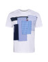 Tommy Jeans Tricou bleumarin / albastru deschis / roșu / alb - Pled.ro