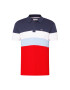 Tommy Jeans Tricou bleumarin / albastru deschis / roșu / alb - Pled.ro