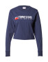 Tommy Jeans Tricou bleumarin / roși aprins / alb - Pled.ro