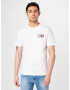 Tommy Jeans Tricou 'Classic Essential' bleumarin / roșu / alb - Pled.ro