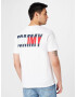 Tommy Jeans Tricou 'Classic Essential' bleumarin / roșu / alb - Pled.ro