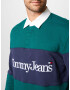 Tommy Jeans Tricou bleumarin / verde smarald / roșu / alb - Pled.ro