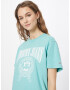 Tommy Jeans Tricou cyan / alb - Pled.ro