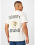 Tommy Jeans Tricou 'Luxe' bleumarin / galben / verde închis / alb - Pled.ro