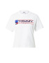 Tommy Jeans Tricou 'MODERN SPORT' bleumarin / roșu / alb - Pled.ro