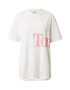 Tommy Jeans Tricou roz / alb - Pled.ro