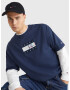 Tommy Jeans Tricou 'Tartan' bleumarin / roz / alb - Pled.ro