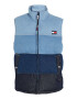 Tommy Jeans Vestă albastru denim / albastru deschis / albastru închis / roșu - Pled.ro