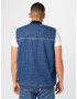 Tommy Jeans Vestă bleumarin / albastru denim / roșu / alb - Pled.ro