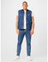 Tommy Jeans Vestă bleumarin / albastru denim / roșu / alb - Pled.ro