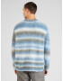 TOPMAN Pulover albastru deschis / gri bazalt / alb - Pled.ro