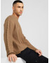 TOPMAN Pulover maro caramel - Pled.ro