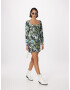 TOPSHOP Rochie albastru deschis / verde deschis / negru / alb - Pled.ro