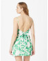 TOPSHOP Rochie de vară verde jad / alb - Pled.ro