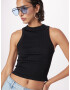 TOPSHOP Top brodat negru - Pled.ro