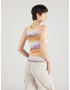 TOPSHOP Top gri grafit / mov liliachiu / mov pastel / portocaliu - Pled.ro