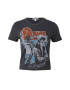 TOPSHOP Tricou 'David Bowie' albastru fumuriu / gri deschis / gri închis / roșu ruginiu - Pled.ro