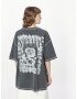 TOPSHOP Tricou gri grafit / gri deschis - Pled.ro