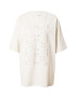 TOPSHOP Tricou supradimensional bej deschis - Pled.ro