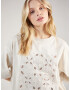 TOPSHOP Tricou supradimensional bej deschis - Pled.ro