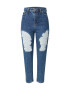 Trendyol Jeans albastru / alb - Pled.ro