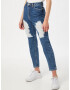 Trendyol Jeans albastru / alb - Pled.ro